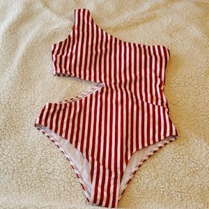 🌺Vertical striped one piece, monokini